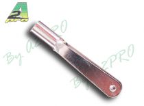 Chape acier nickelé M3 (10 pcs)