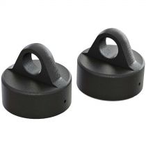 AR330491 Shock Cap Aluminum Black 6S (2) - HORIZON HOBBY - Référence: ARAC8968