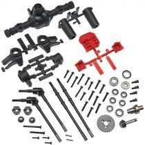 AX31438 AR44 Locked Axle Set Front/Rear Complete - HORIZON HOBBY - Référence: AXIC1438