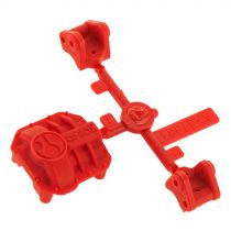 AX31384 AR44 Differential Cover/Link Mounts Red - HORIZON HOBBY - Référence: AXIC3384