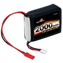 Pack réception 7.4V 2000mAh 2S 5C LiPo: 1/8 - HORIZON HOBBY - Référence: DYN1419