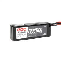 Pack REACTION 11,1V 4000mAh 3S 20C Lipo Coque rigide: EC3 - HORIZON HOBBY - Référence: DYN9002EC