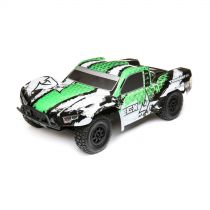 1/10 4WD Torment Brushed White/Green RTR - HORIZON HOBBY - Référence: ECX03243T2