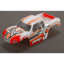 AMP MT 1/10 - Carrosserie Blanc/Orange - HORIZON HOBBY - Référence: ECX230016