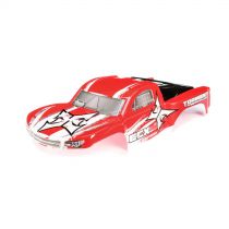 Body, Red/White: 1/10 2WD/4WD Torment - HORIZON HOBBY - Référence: ECX230031