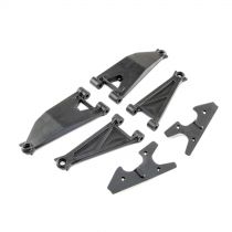 Front Suspension ArmSet Upr/Lwr(L&R): SuperBajaRey - HORIZON HOBBY - Référence: LOS254037