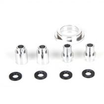 Engine Mount Spacer & Clutch Mount, AL, Slvr: MTXL - HORIZON HOBBY - Référence: LOS256008