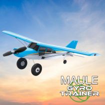 Avion électrique radiocommandé MAULE GYRO TRAINER bleu Mode 2 RTF Z7062004 