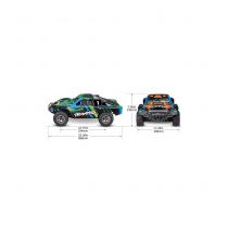 Traxxas Slash 4x4 LCG Ultimate Vert VXL TQi TSM Bluetooth ID RTR 68077-4-GRN